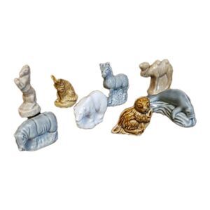 Wade Red Rose Tea Figurines Whimsies Lot 8 Assorted Animals Camel Zebra Tiger